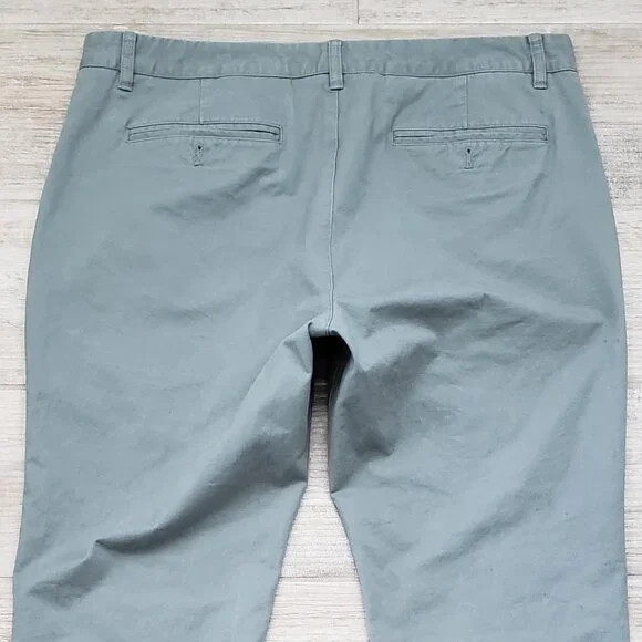 Bonobos Mens Light Green Flat Front Original Slim Chino Pants 36 x 32 - Picture 4 of 9